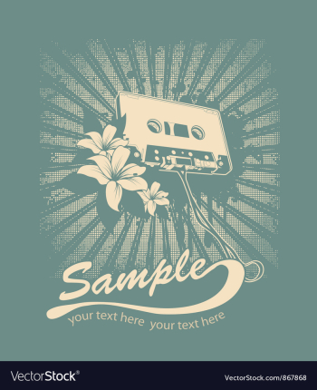 Music t-shirt design vector image