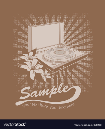 Music t-shirt design vector image