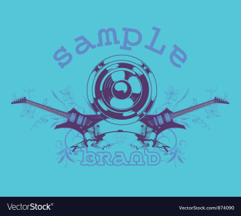 Music t-shirt design vector image