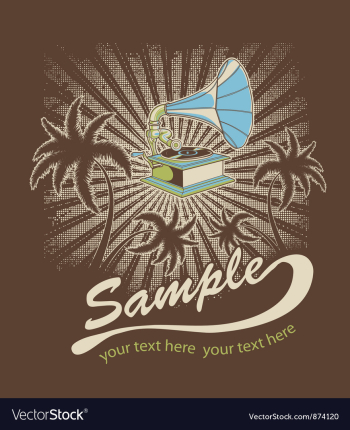 Music t-shirt design vector image