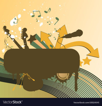 Music vector image Music vector image