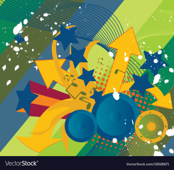 Music vector image Music vector image