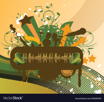 Music vector image Music vector image