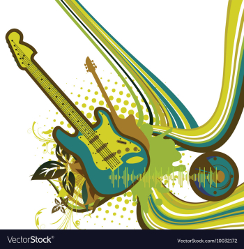 Music vector image Music vector image