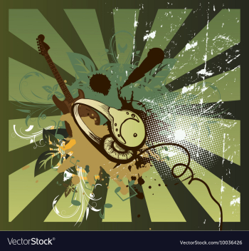 Music vector image Music vector image