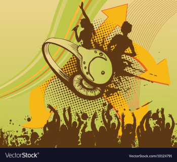 Music vector image Music vector image