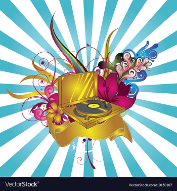 Music vector image Music vector image