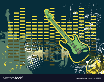 Music vector image Music vector image