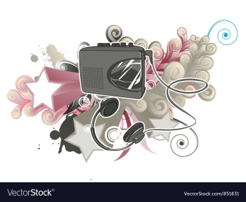 Music vector image Music vector image