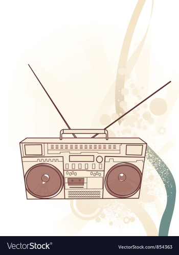Music vector image Music vector image