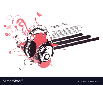 Music vector image Music vector image