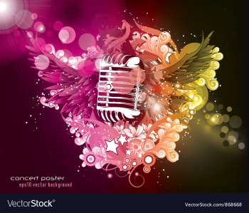 Music vector image Music vector image