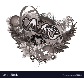 Music vector image Music vector image