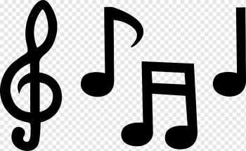 musical notes illustration, Musical note Silhouette, Free s Of Music Notes, text, logo, a png