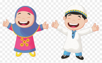 Muslim Cartoon Child Illustration - Gambar Kartun Anak Muslim