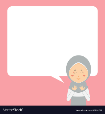 muslim character pray with text bubbles muslim character pray with text bubbles