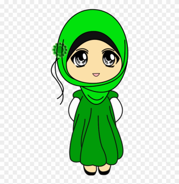 Muslim - Gambar Kartun Budak Muslimah