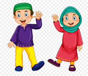 Muslim Islam Child Illustration - Muslim couple 