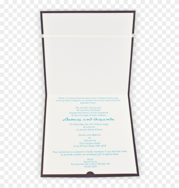 Muslim Wedding Invitation - Document