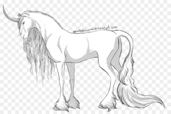 Mustang Pony Drawing Pack animal Sketch - Shaded Mustang Pony Drawing Pack animal Sketch - Shaded