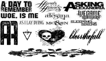 My Favorite Metal and Screamo Bands by Mz-Hyde on DeviantArt