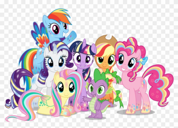My Little Pony Clipart Group - My Little Pony Mane 6 My Little Pony Clipart Group - My Little Pony Mane 6