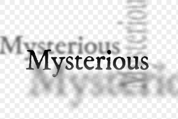 Mysterious PNG with drop shadow | Free stock illustration | High Resolution graphic
