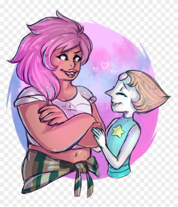 Mystery Girl And Pearl Speedpaint By Gloriau - Pearl Steven Universe And Mysterious Girl