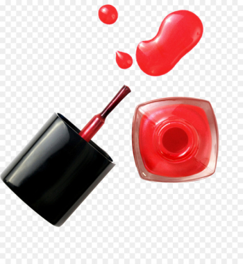 Nail polish Lipstick Nail art Stock photography - Red nail polish 