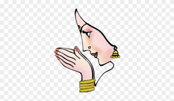 Namaste - Indian Wedding Clipart Png Namaste - Indian Wedding Clipart Png