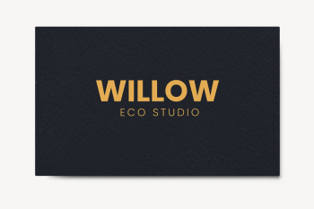 Name card mockup, black 3D | Free PSD Mockup - rawpixel