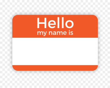 Name tag Label Paper Template Badge - Hello My Name Is Name tag Label Paper Template Badge - Hello My Name Is