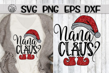 Nana Claus - SVG PNG EPS DXF Nana Claus - SVG PNG EPS DXF