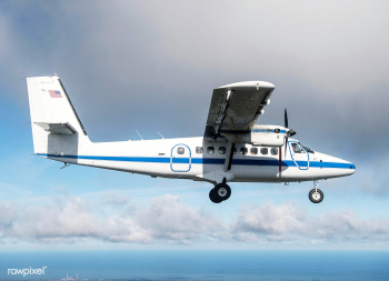 NASA Twin Otter aircraft in flight over north.. | Free public domain photo - 440024