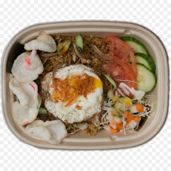 Nasi goreng Cooked rice Fried rice Indonesian cuisine Asian cuisine - bali mockup 