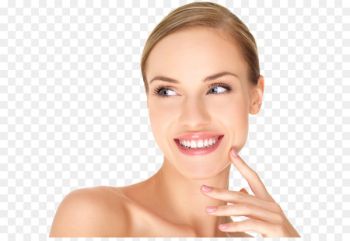 Nasolabial fold Injectable filler Wrinkle Ageing Smile - Woman face PNG 