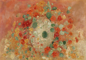 Nasturtiums (1905) by Odilon Redon. | Free Photo Illustration - rawpixel