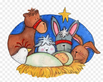 Natal - Baby Jesus In A Manger Clipat Natal - Baby Jesus In A Manger Clipat