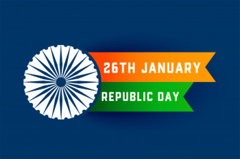 National happy republic day of india Free Vector National happy republic day of india Free Vector