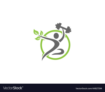 natural fitness healthy people logo design natural fitness healthy people logo design