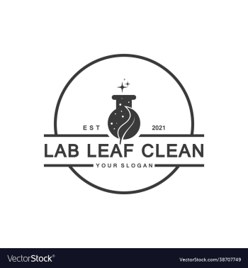 natural lab logo designs concept science