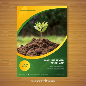 Nature brochure template