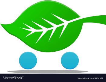 Nature cart icon vector image Nature cart icon vector image