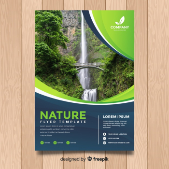 Nature flyer template Nature flyer template