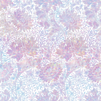 Nature holographic pattern remix from artwork by William Morris Nature holographic pattern remix from artwork by William Morris