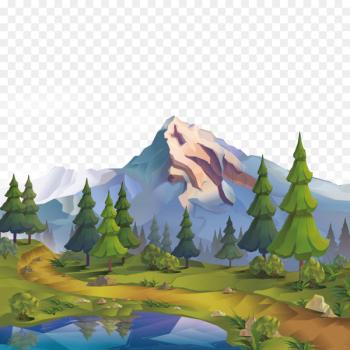 Nature Landscape Euclidean vector - Jungle Nature Landscape Euclidean vector - Jungle