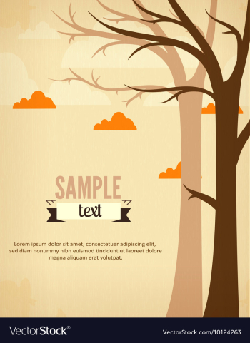 Nature landscape vector image Nature landscape vector image