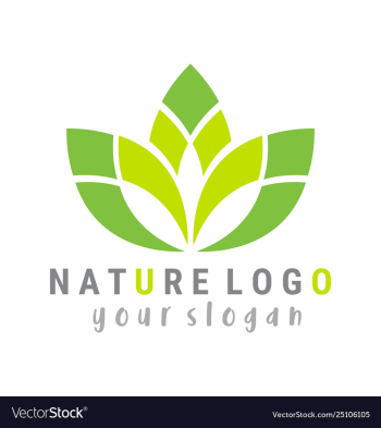 Nature logo vector image Nature logo vector image