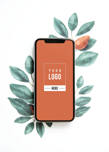 Nature mobile phone screen mockup | Free stock psd mockup - 527566