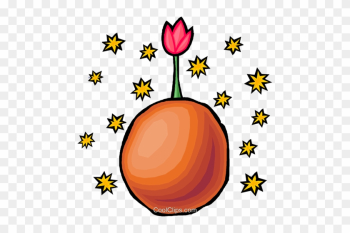 Nature, Rose Royalty Free Vector Clip Art Illustration - Nature, Rose Royalty Free Vector Clip Art Illustration